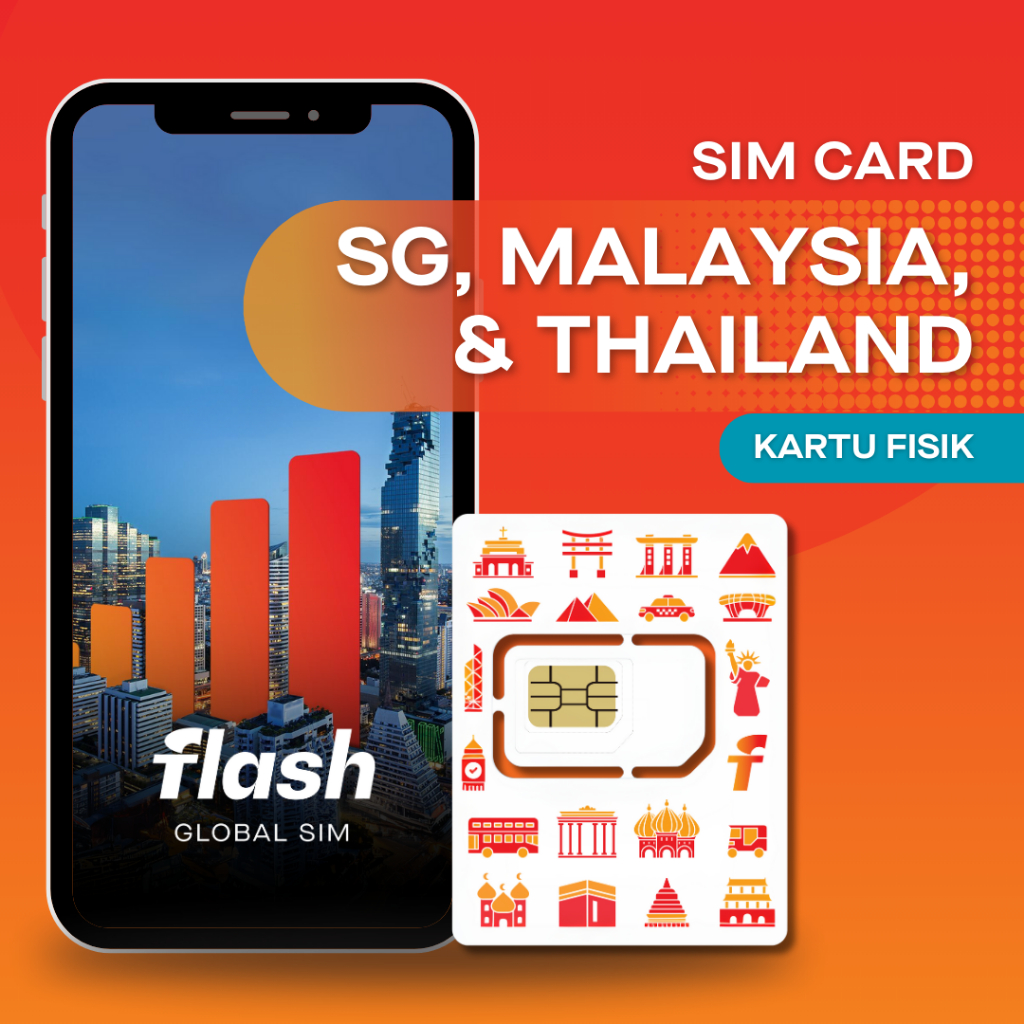 Jual SIM Card Singapore Malaysia Thailand Flash Global SIM Internet ...