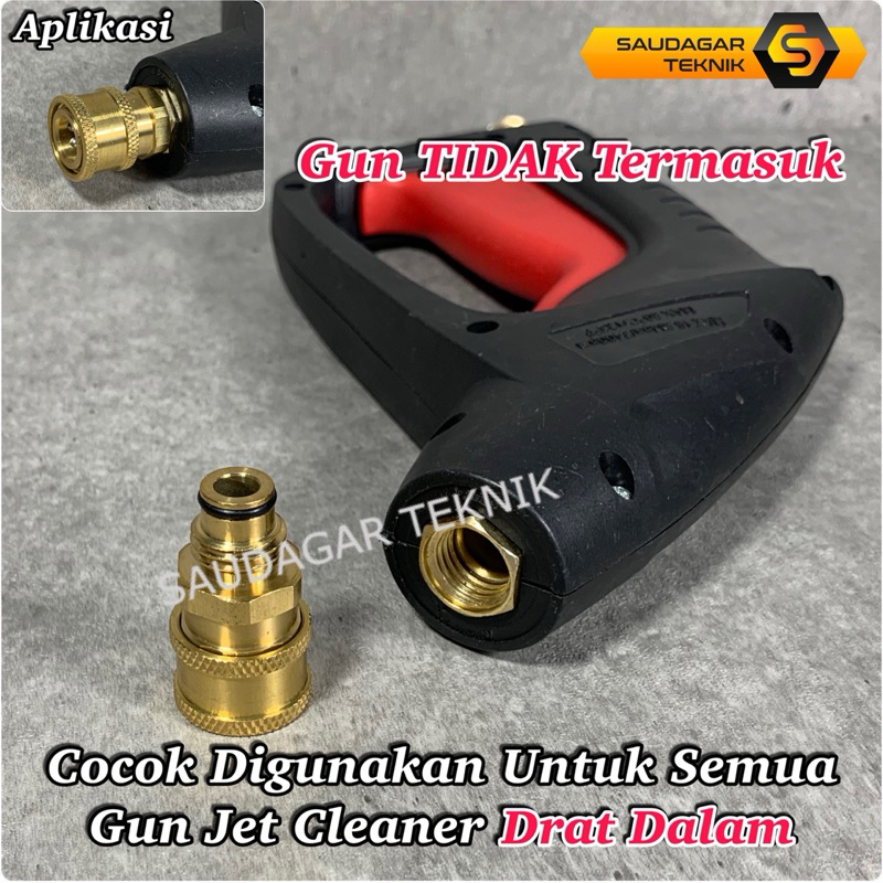 Jual Adaptor Quick Release Khusus Gun Jet Cleaner Nepel Sambungan Gun ...