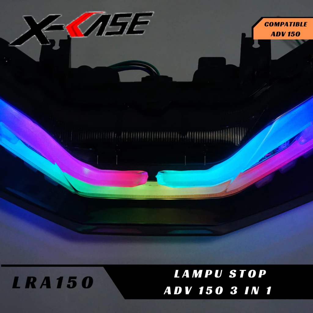 Jual Lampu stop ADV 150/160 Rainbow+Magnet stop rem led rainbow ADV 150 ...