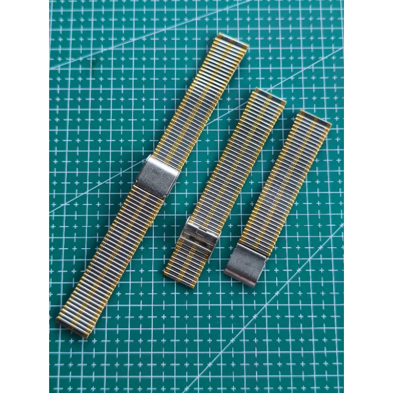 Jual Strap tali jam tangan Rante stanlistell kombinasi silver gold 16mm ...