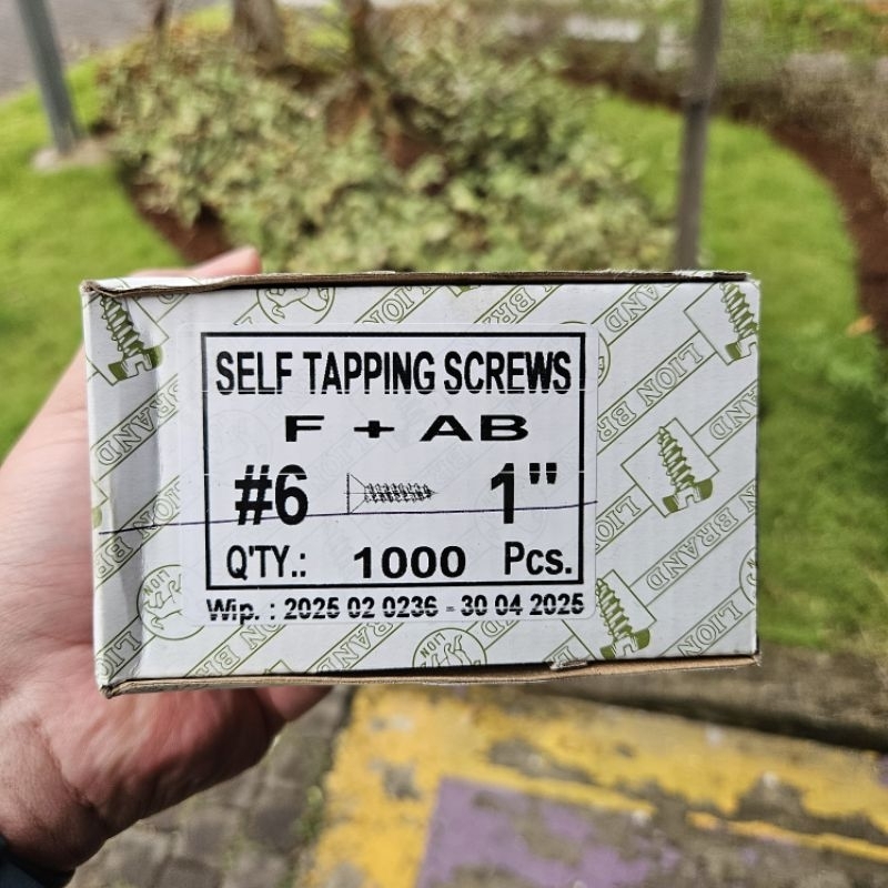 Jual SEKRUP / SKRUP PUTIH RATA FAB 4 6 8 / #4 #6 #8 | Shopee Indonesia