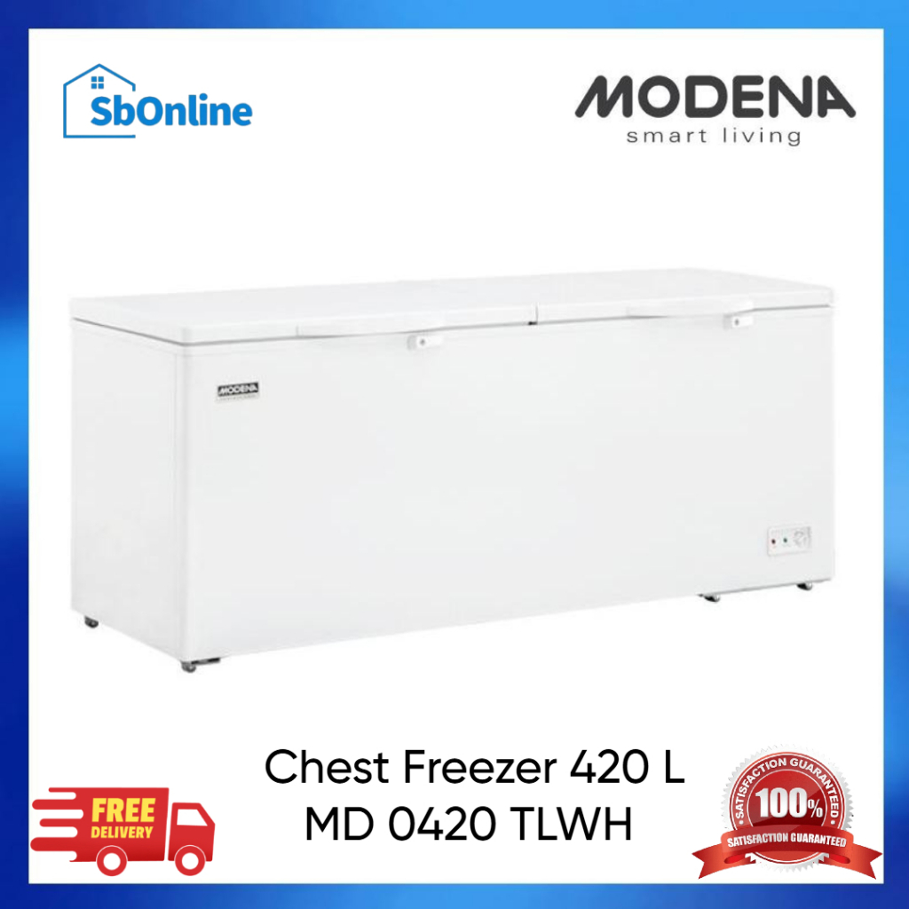 Jual Modena MD 0420 TLWH Chest Freezer 420 L - Peti Pembeku Lemari ...