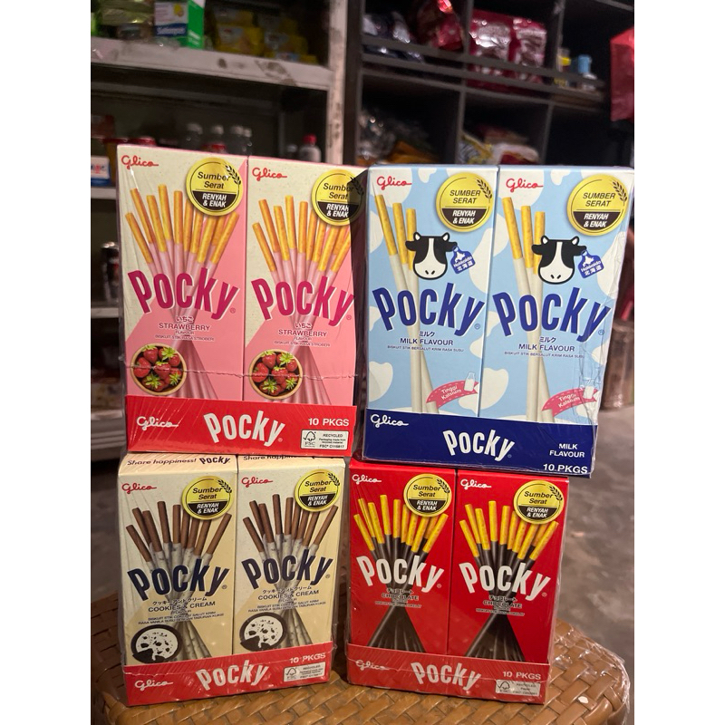 Jual Pocky Mini 20 gr (Harga Perpak isi 10 pcs) es ka ji | Shopee Indonesia