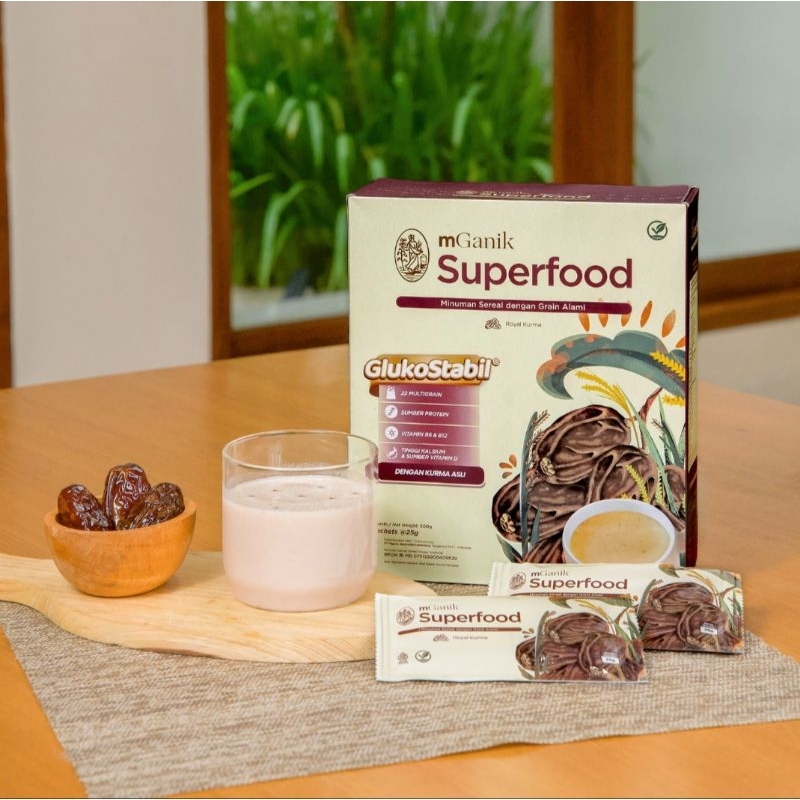 Jual mGanik Multigrain / Superfood rasa Kurma 500gr | Shopee Indonesia