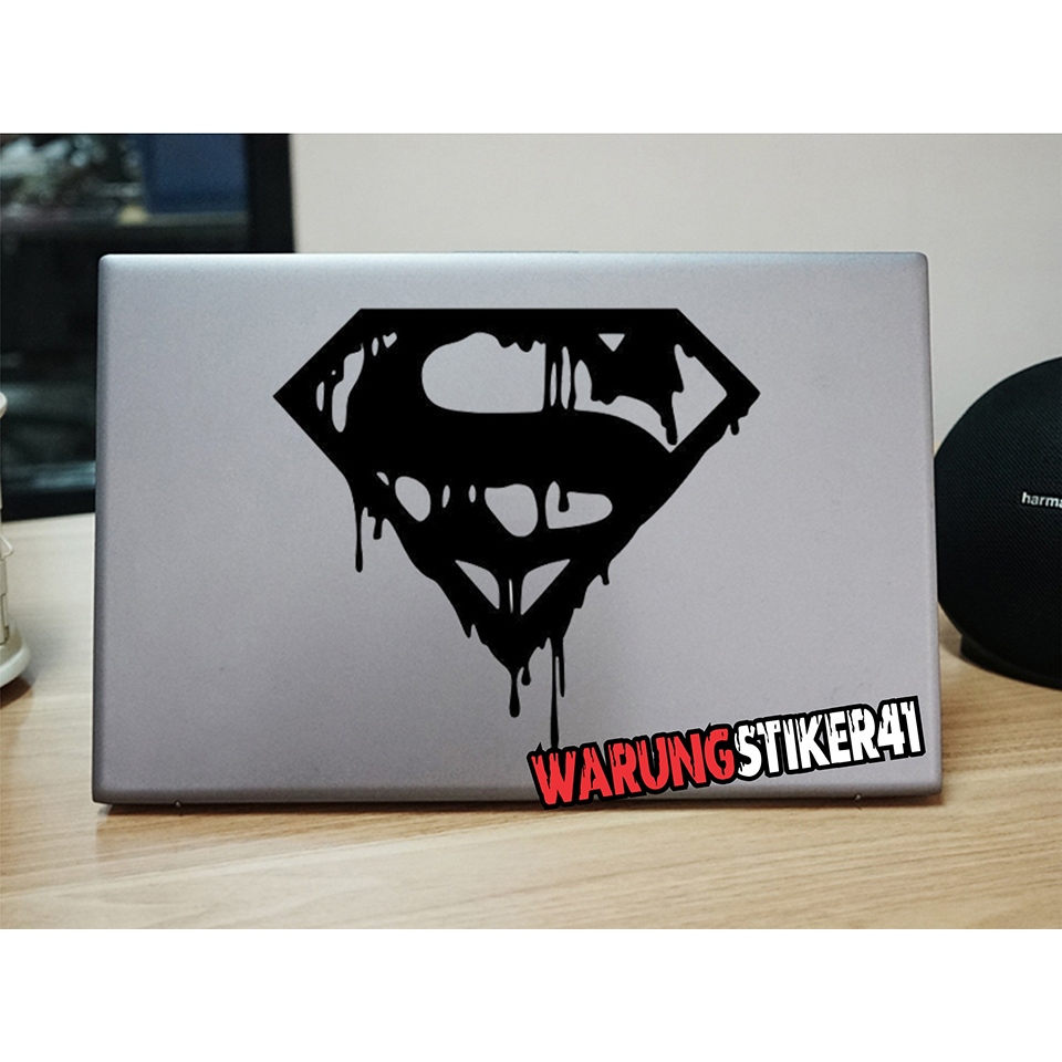 Jual stiker laptop superman lumer sticker cutting custom | Shopee Indonesia