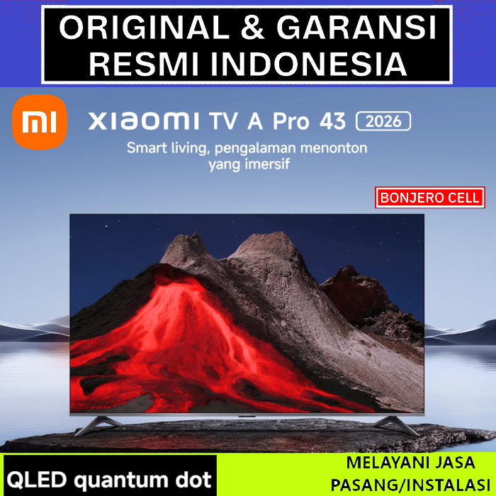 Jual Xiaomi TV MI TV Android Smart TV A PRO 43 INCH 4K QLED Dolby Audio ...