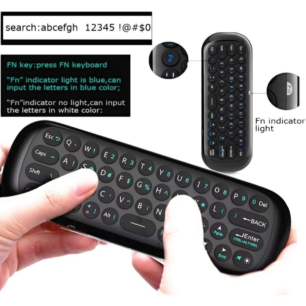 Jual Mini Air Mouse Remote Control Wireless 2.4Ghz Keyboard / Air ...