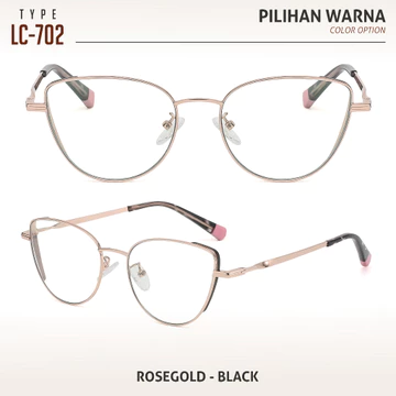 Colore.In Kacamata Cat Eye Photocromic Anti Radiasi Minus Fashion Wanita LC702 WB601 WB605 WB612