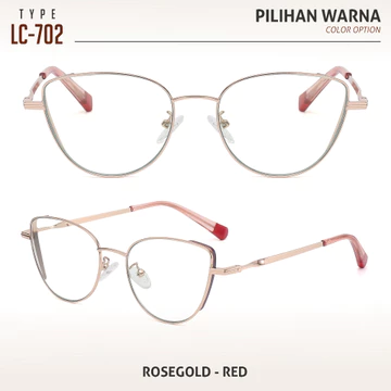 Colore.In Kacamata Cat Eye Photocromic Anti Radiasi Minus Fashion Wanita LC702 WB601 WB605 WB612