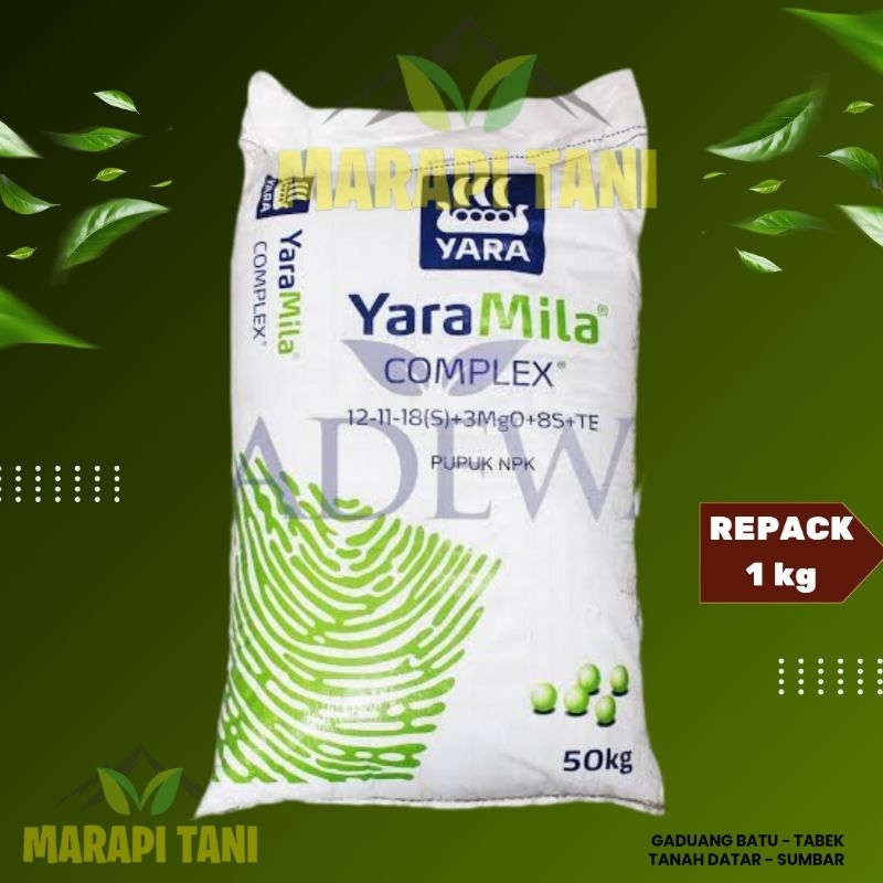 Jual Pupuk YARAMILA COMPLEX - ASLI REPACK || 200gr - 500gr - 1KG - 100 ...