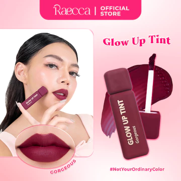 Raecca Glow Up Tint Rekomendasi Liptint Waterproof Untuk Sekolah Dan Daily Use