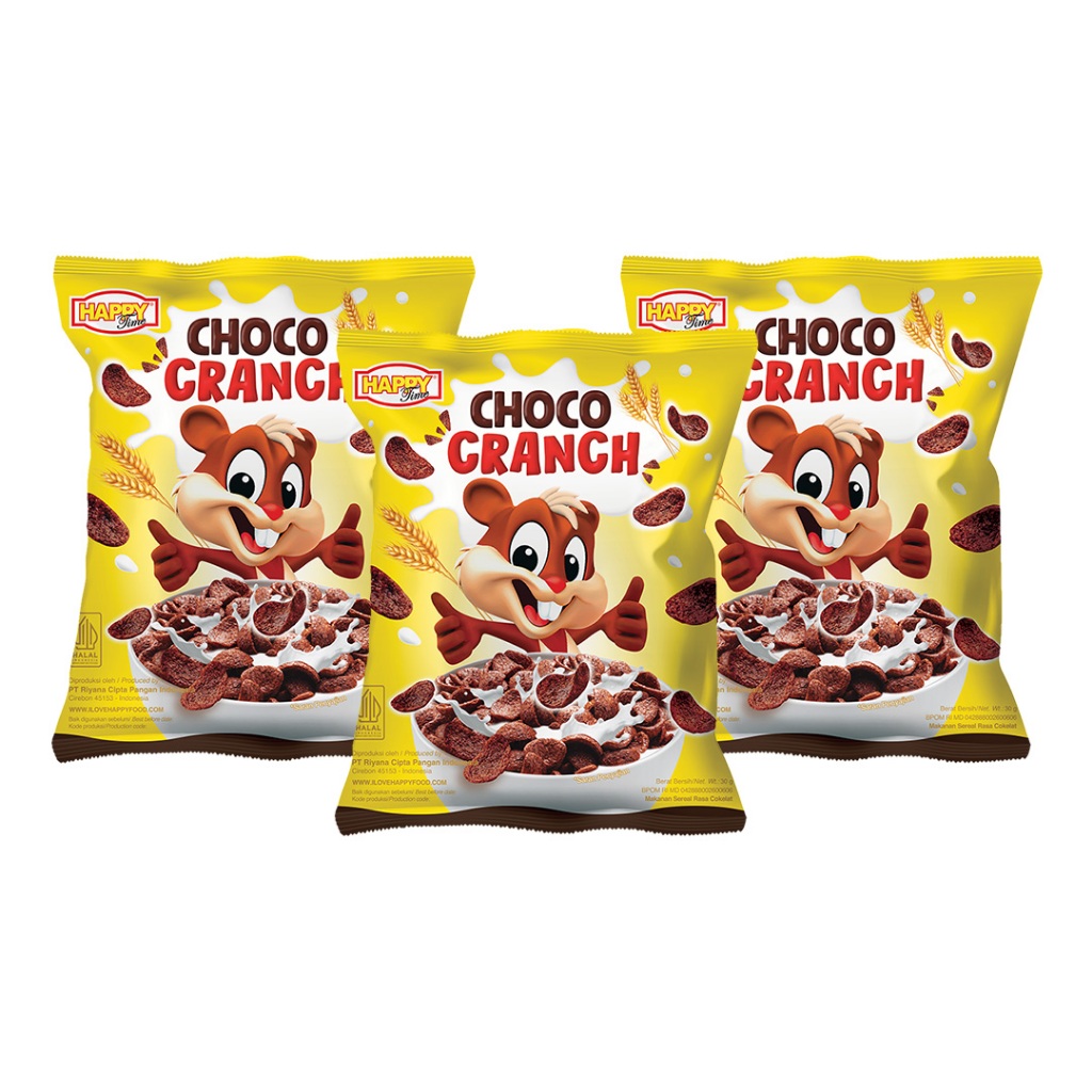 Jual HAPPY TIME - Choco Cranch Sereal Rasa Coklat Kemasan Renceng Isi ...