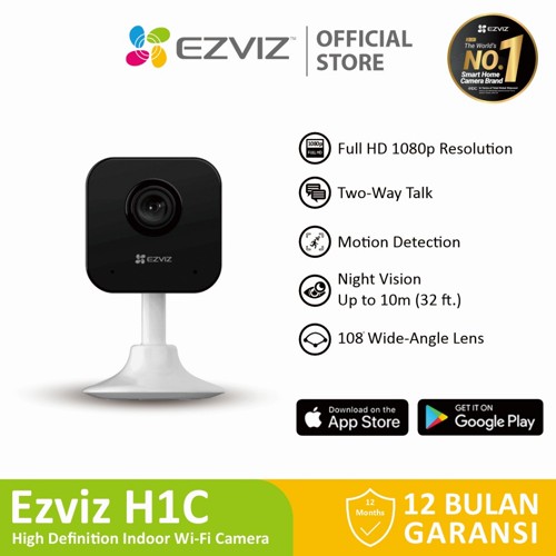 Ezviz H1c Smart Home Wifi IP Camera Indoor CCTV Type C
