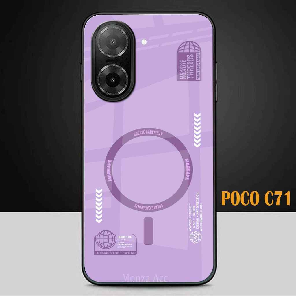 Jual Softcase Glass Glossy For Poco C71- Casing Hp For Poco C71 - Case ...