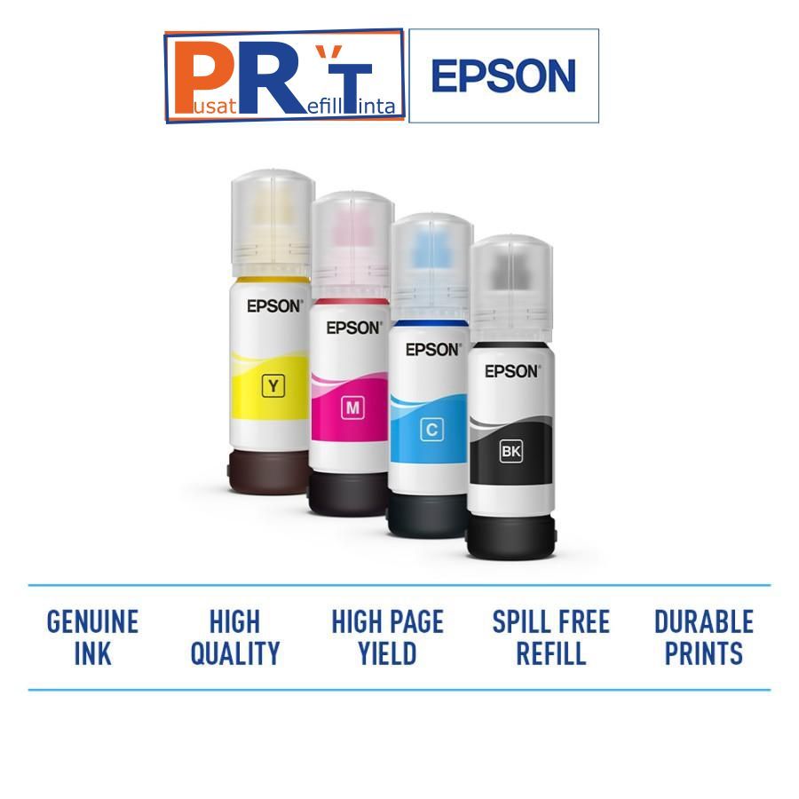 Jual Epson Tinta 003 Original 100% refill Ink Printer L1210 L3210 L3216 ...