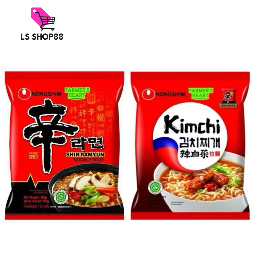 Jual NONGSHIM Shin Ramyun Spicy Mushroom // Kimchi Ramyun | Shopee ...