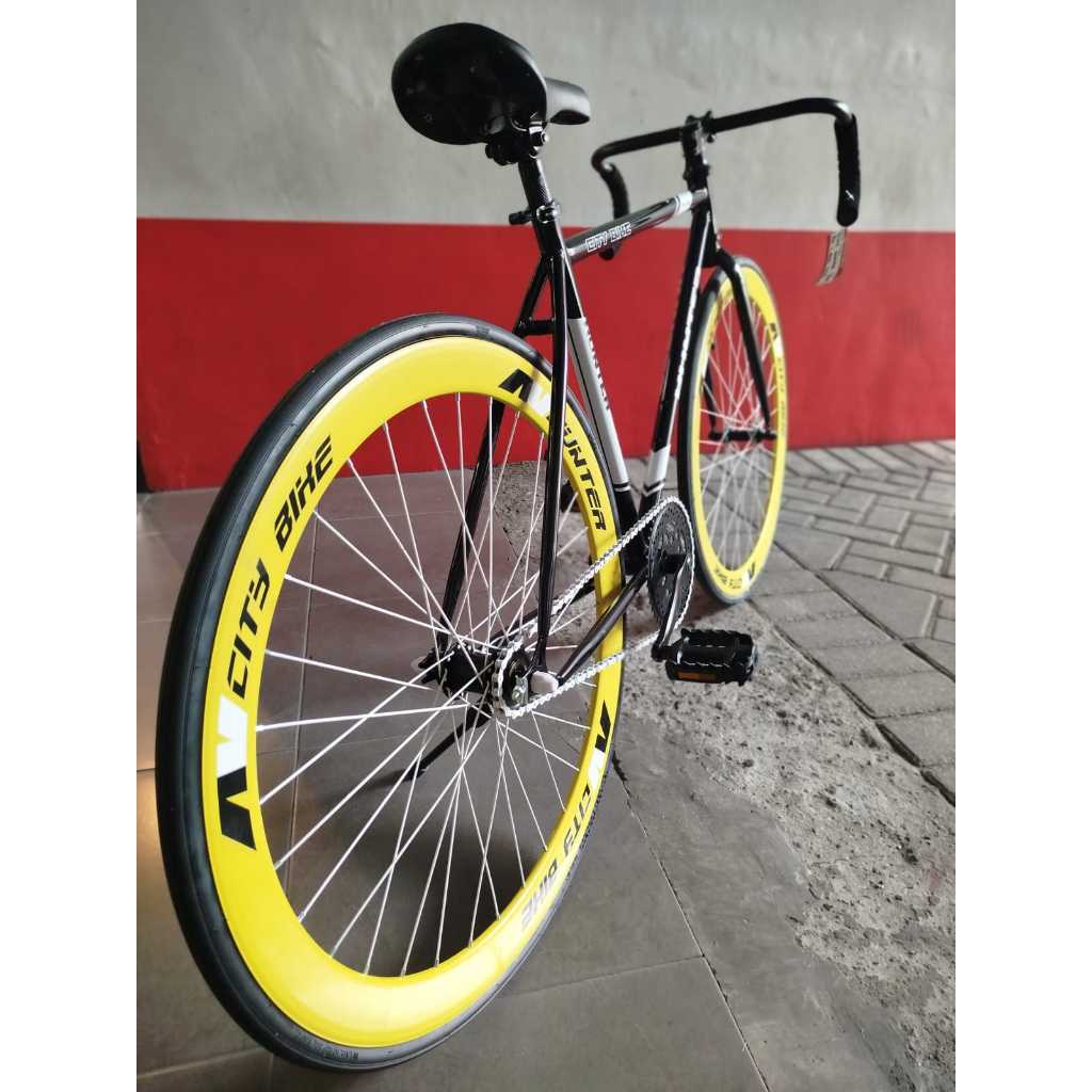 Jual Sepeda Fixie HUNTER 700C - Single Gear. | Shopee Indonesia