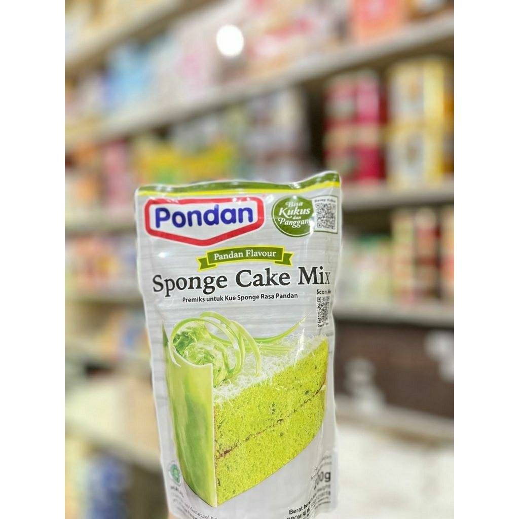Jual Pondan Sponge Cake Mix pandan / Pandan / Sponge Cake Rasa pandan ...