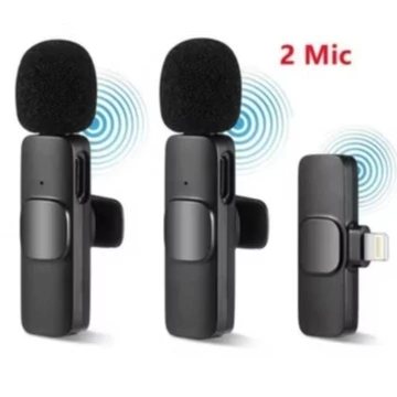 Mic Wireless Hp Vlog Youtuber Portable 2 Mic ( Microphone 2 Mic ) For Type C Type Iphone