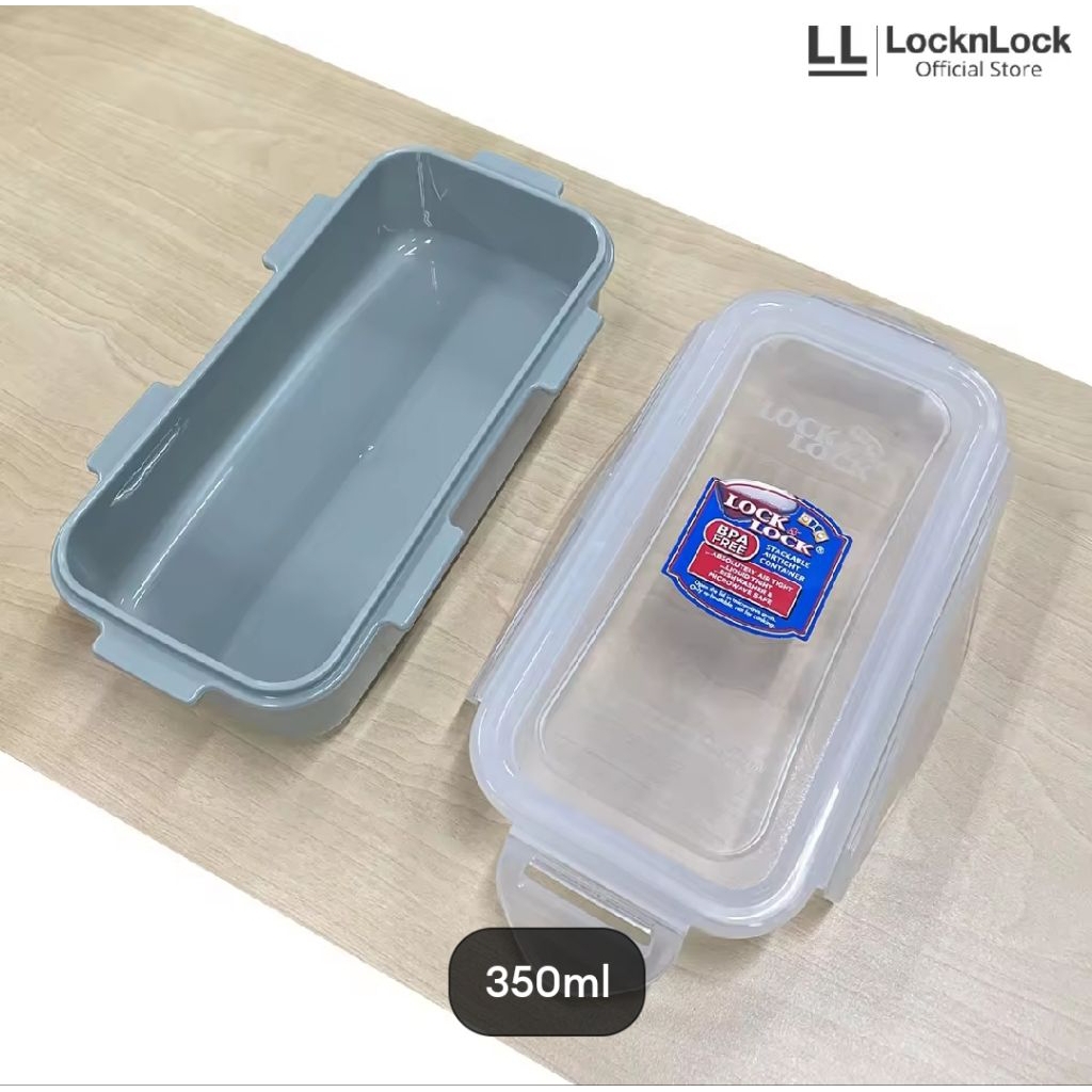 Jual Tepak Makan LocknLock Kotak Makan Rectangular Food Container Grey ...