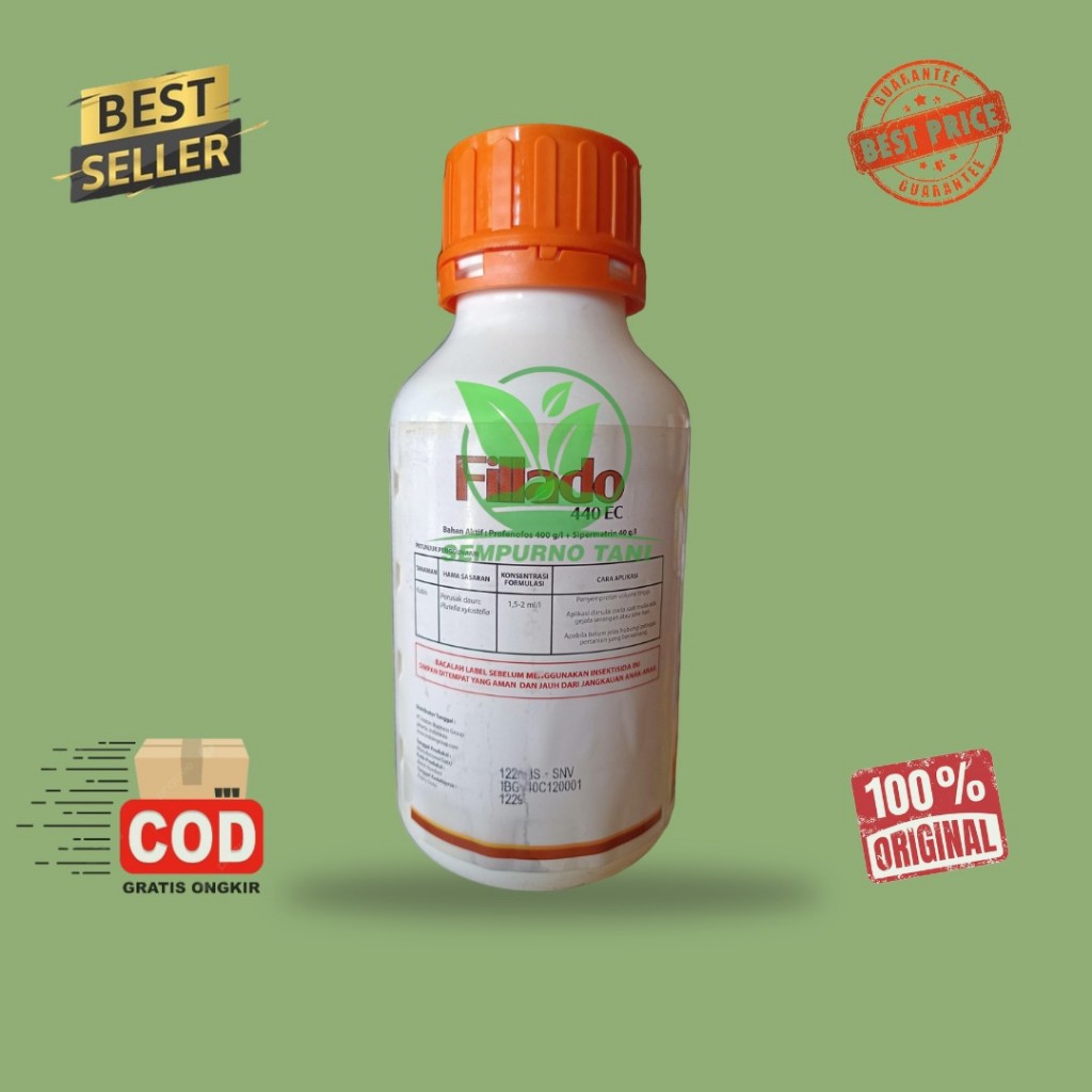 Jual Insektisida Fillado 440ec 400ml Bahan Aktif profenofos 400g/l ...