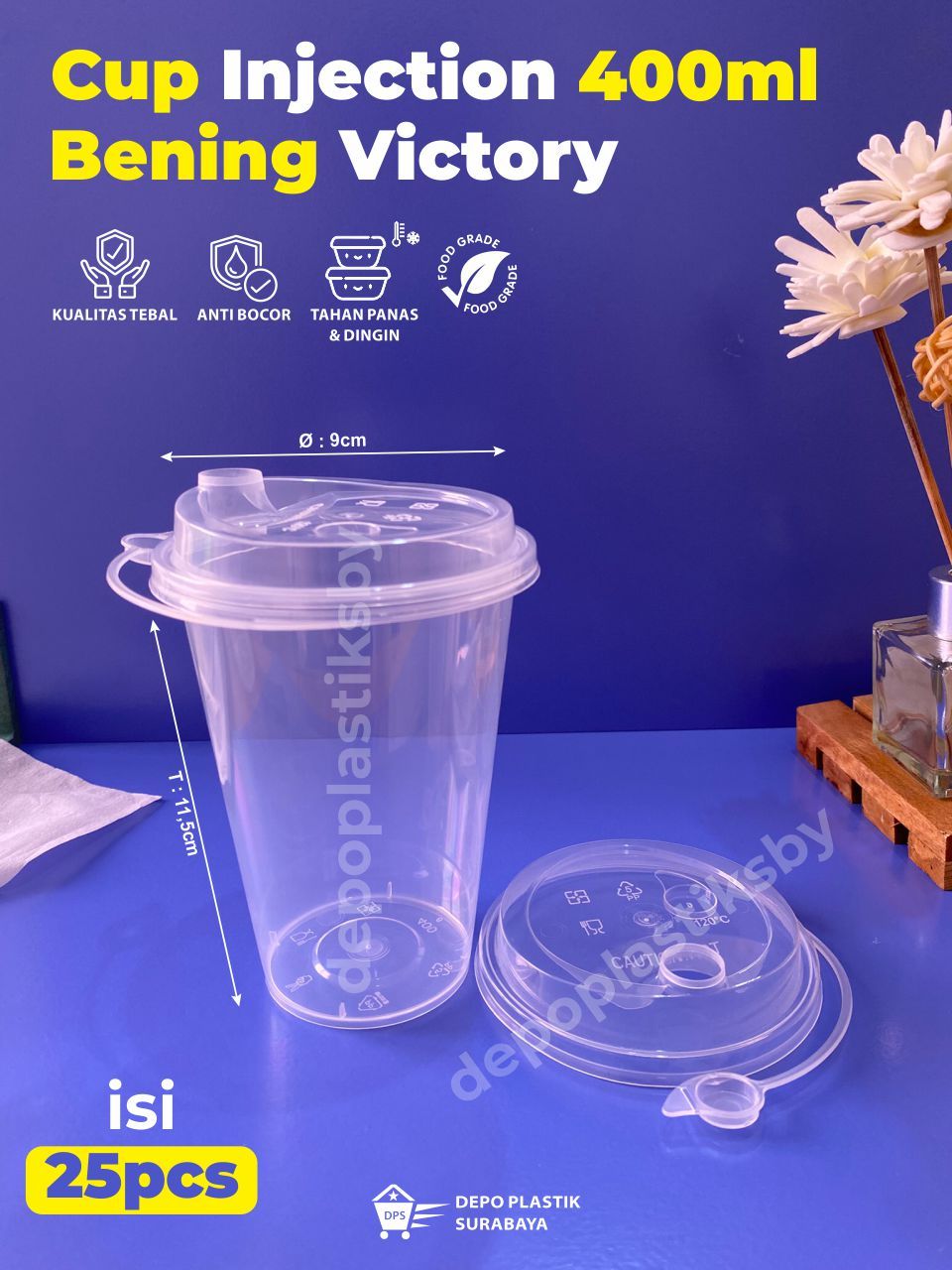 Jual Cup Injection Victory / Cup Inject Murah / Cup Injection 400ml ...