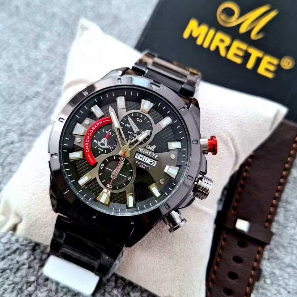 Jual MIRETE Jam Tangan Pria Original Tanggal dan HARI Aktif Tahan Air ...