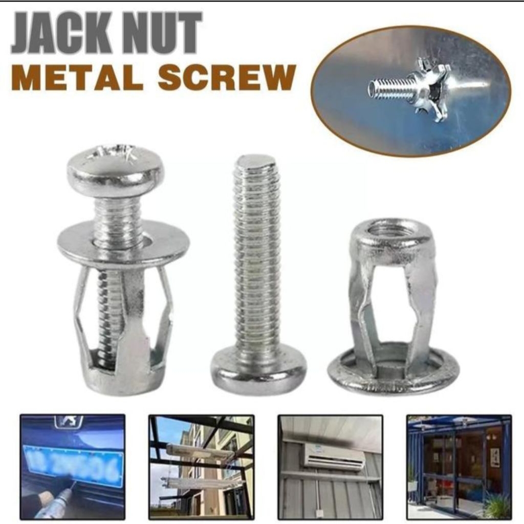 Jual Baut Sekrup JACK NUT Tanpa Mur Rivet Nut SELF LOCKING M4 M5 ...