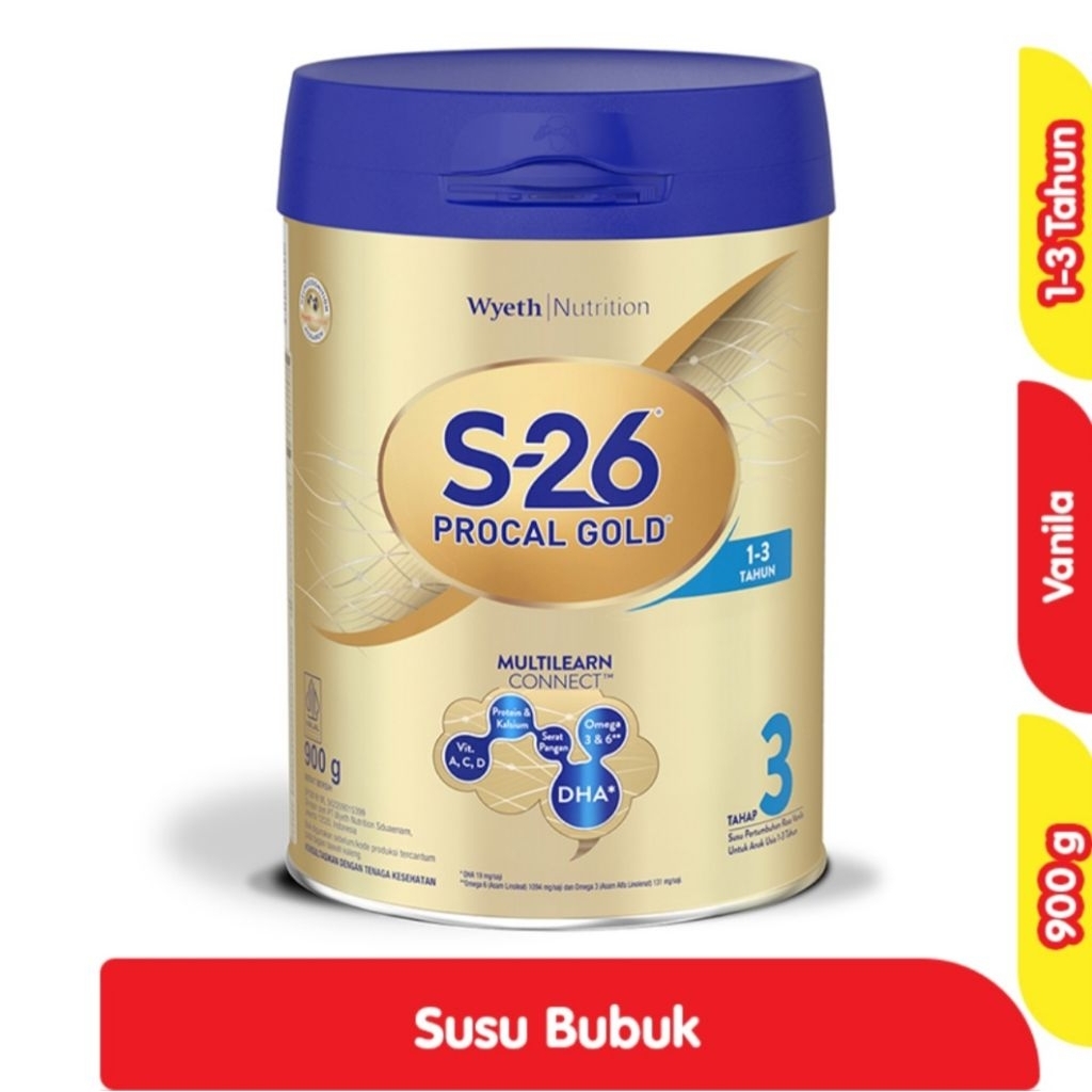 Jual S-26 Procal Gold Tahap 3 Vanila 900G | Shopee Indonesia