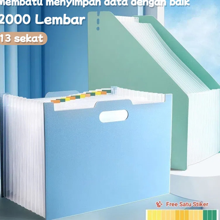 Jual KODE V88T Standing File A4 FREE STIKER Tas Dokumen File Keeper 13 ...