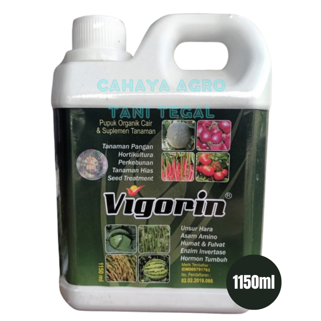 Jual PUPUK ORGANIK CAIR VIGORIN dan Suplemen tanaman 1150 ML | Shopee ...