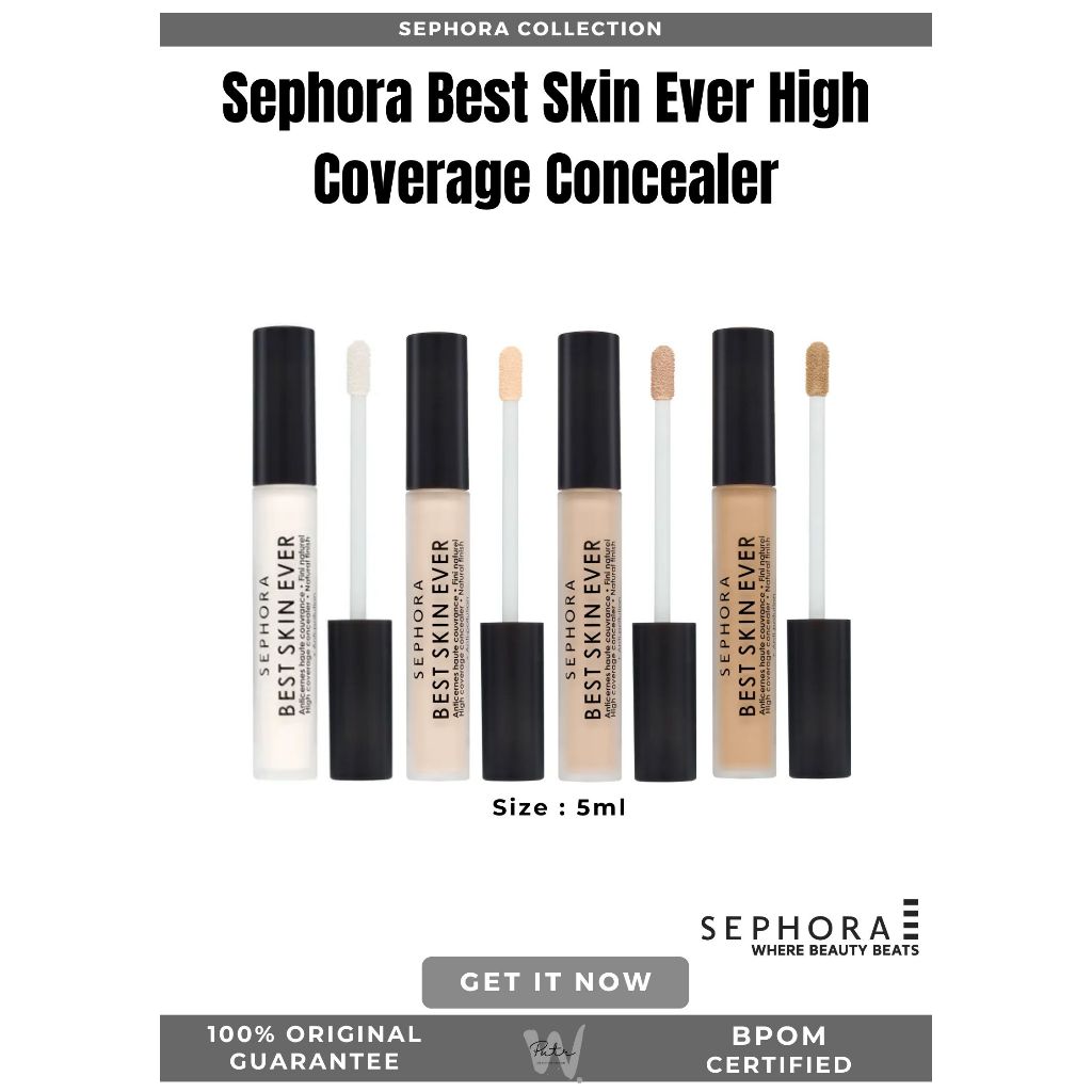 Jual S*phora Best Skin Ever Matte High Coverage Concealer • 5ml ...
