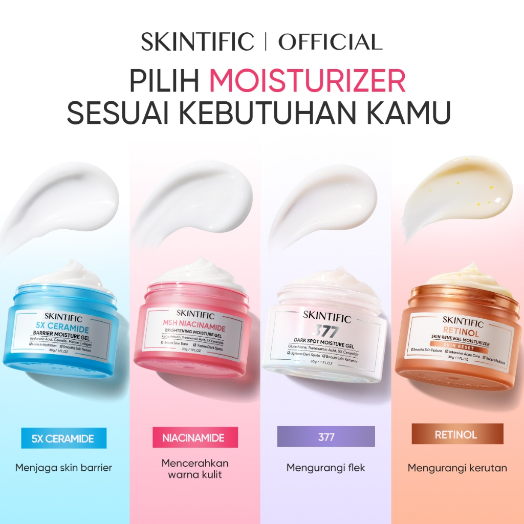 Jual [SKINTIFIC Resmi] - Moisturizer Series | 5X Ceramide Barrier