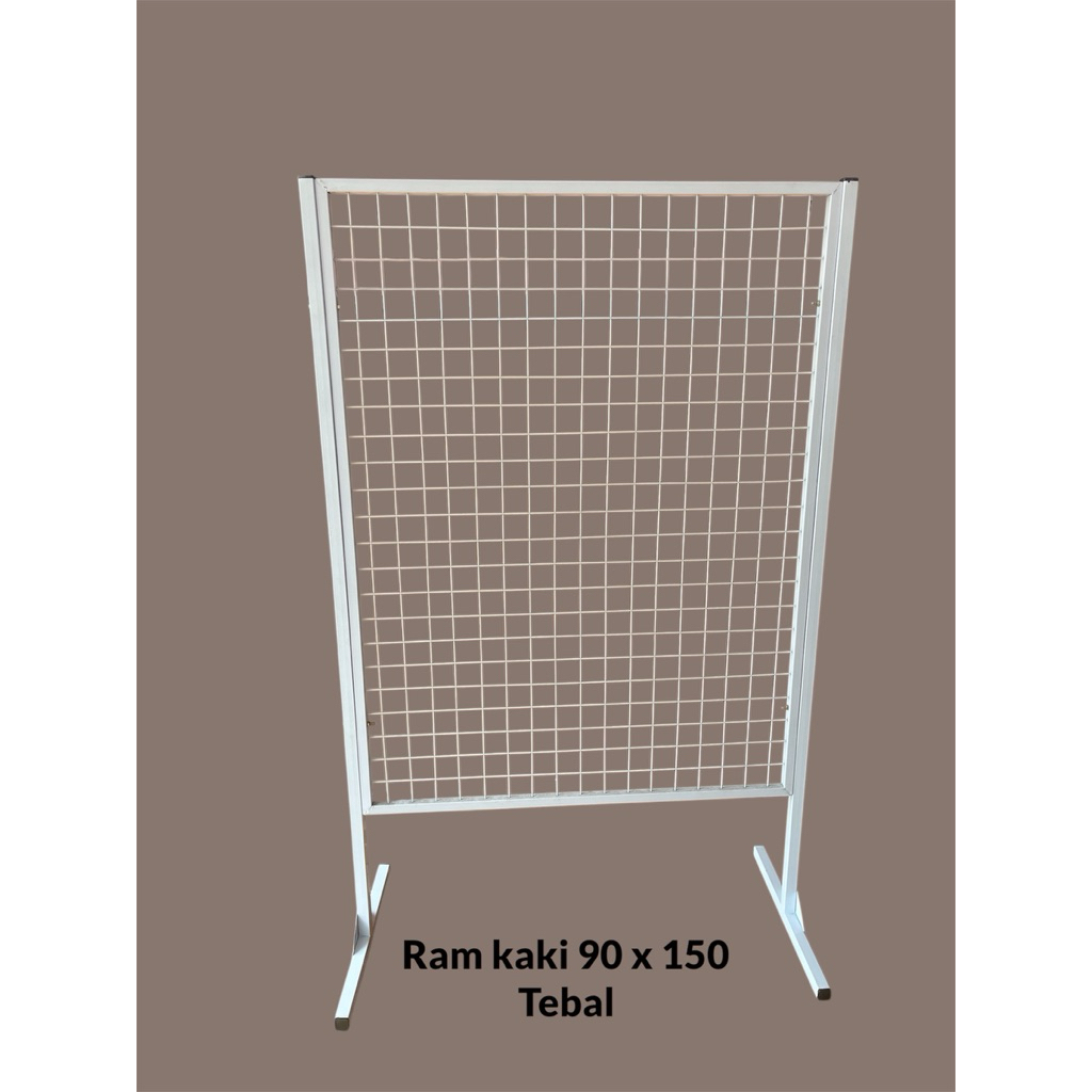 Jual Ram kaki 90 x 150 ( pb ) + roda| ram kawat | rak gantung | Shopee ...