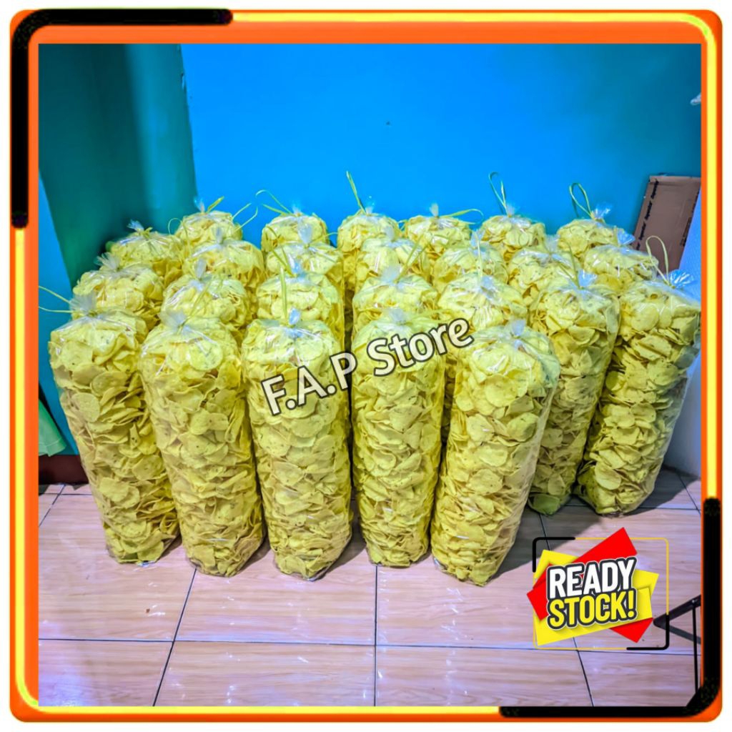 Jual comring 1kg / Kecimpring singkong rasa daun bawang Lebih Gurih dan ...