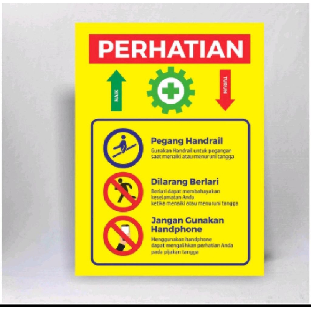 Jual Stiker vinyl KESELAMATAN 23X30CM SIGN RAMBU K3 | Shopee Indonesia