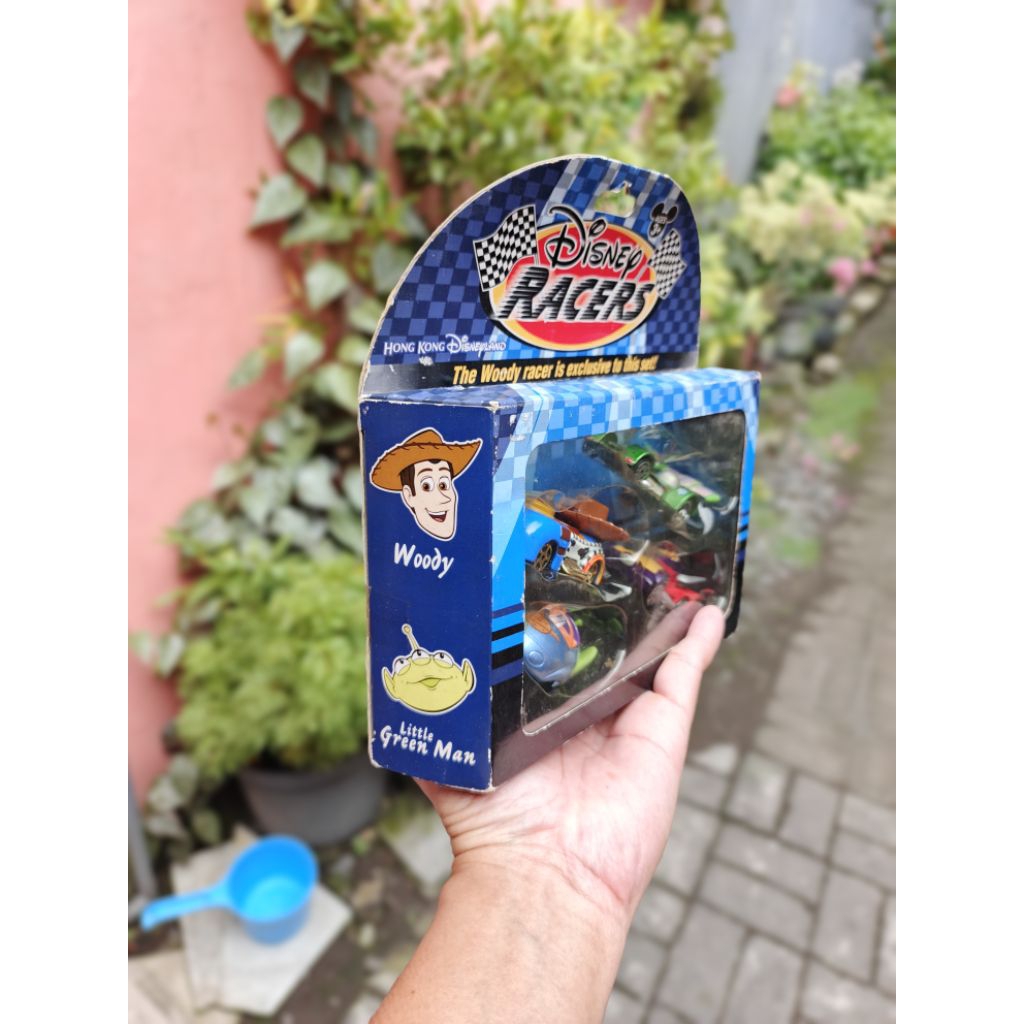 Jual Diecast Disney Racers Set Toy Story Woody, Buzz Lightyear, Emperor ...