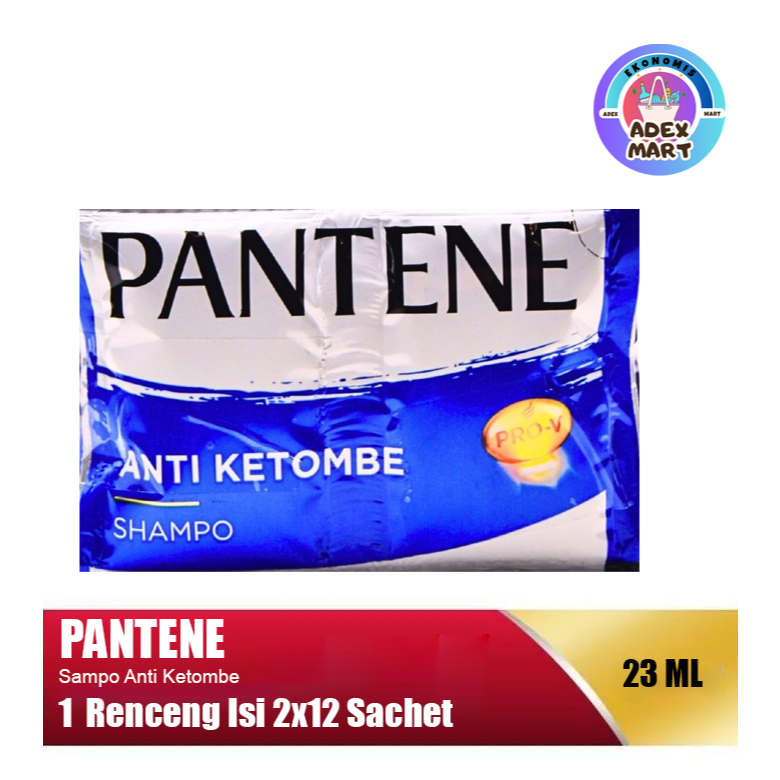 Jual pantene shampoo anti ketombe renteng isi 2x12 Saset | Shopee Indonesia