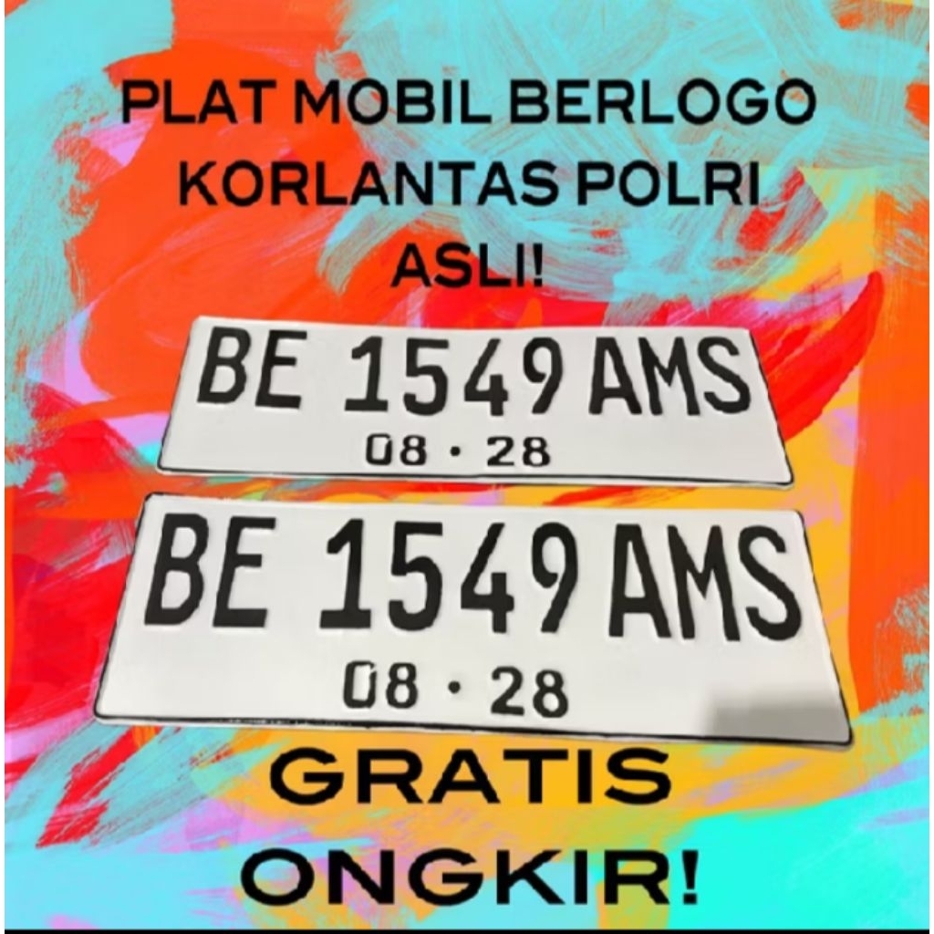 Jual Custom Plat Mobil Standar Lengkap | Shopee Indonesia