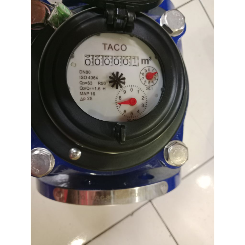 Jual Meteran Air 3 Inch / Water Meter Merk TACO Size 3 inch DN 80 mm ...