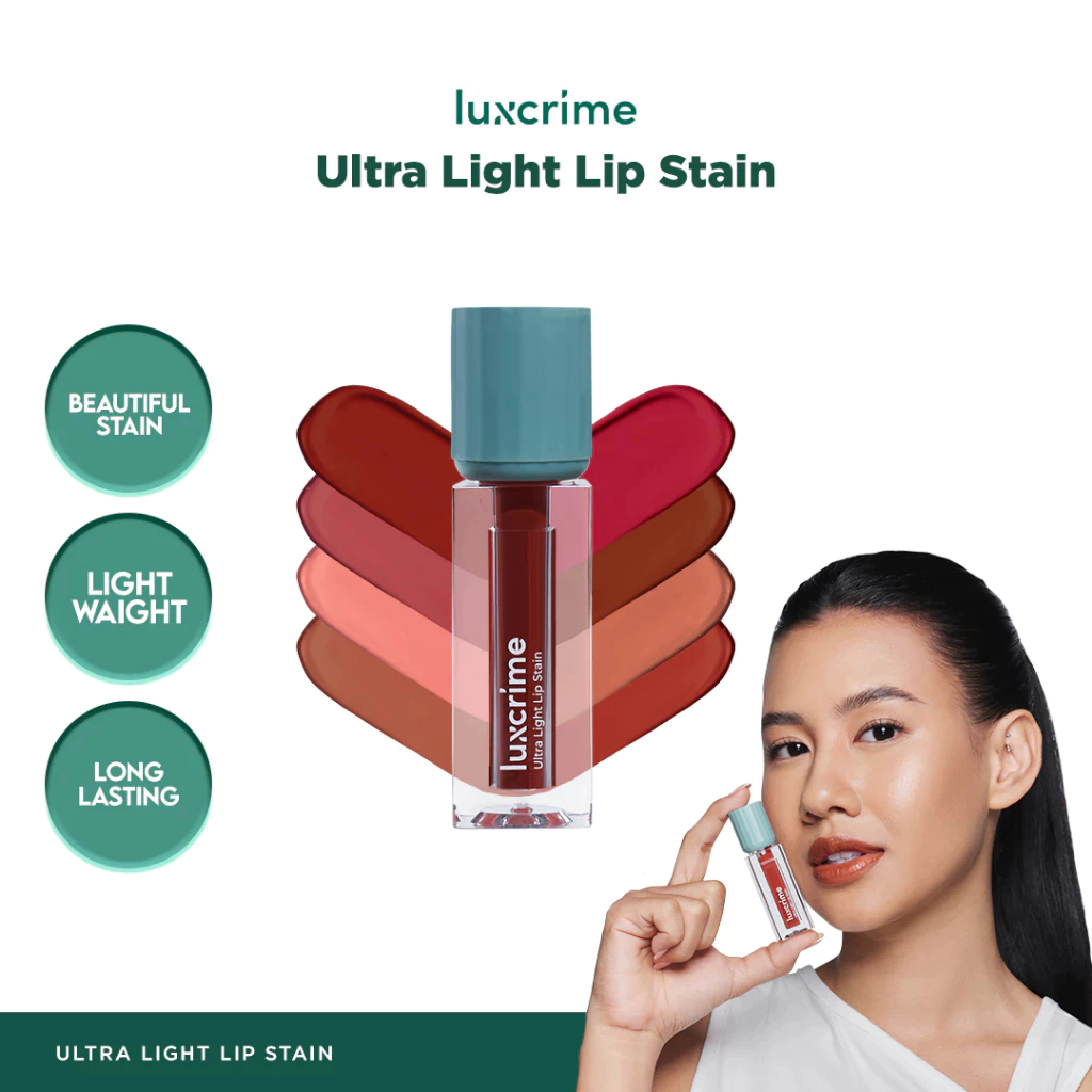 [BUNDLE] Luxcrime Ultra Smooth Lip Liner + Luxcrime Ultra Light Lip Stain - foto 1