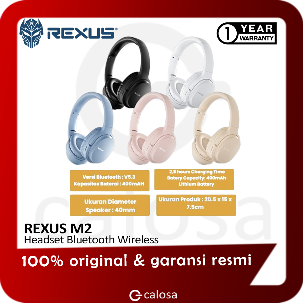 Jual Headset Gaming REXUS M2 V5.3 + Mic | Shopee Indonesia