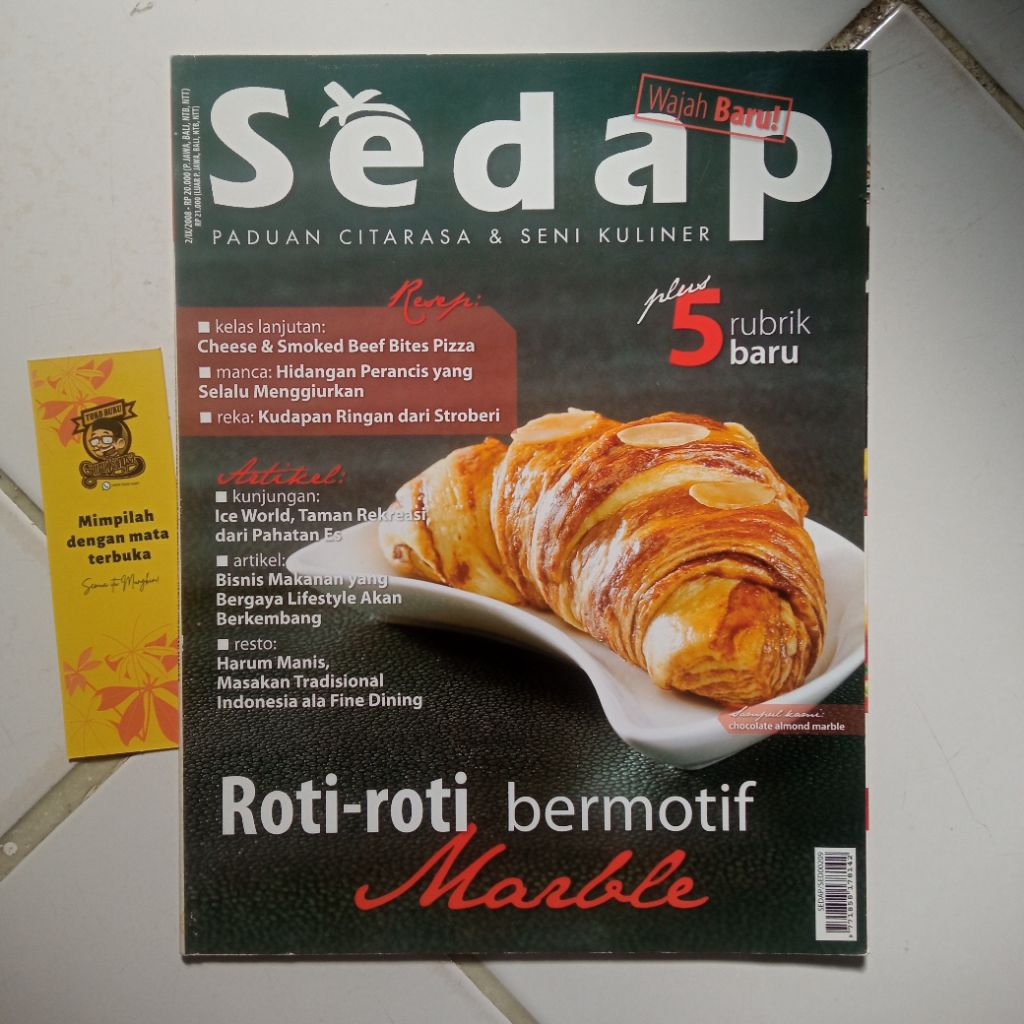Jual Resep Sedap - Edisi 2/IX/2008 - Roti-roti Bermotif Marble | Shopee ...