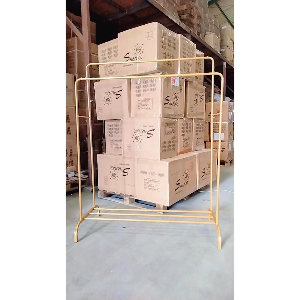 Jual SHENAR - CARAMEL DOUBLE POLE / RAK BAJU DOUBLE POLE / RAK BIG ...