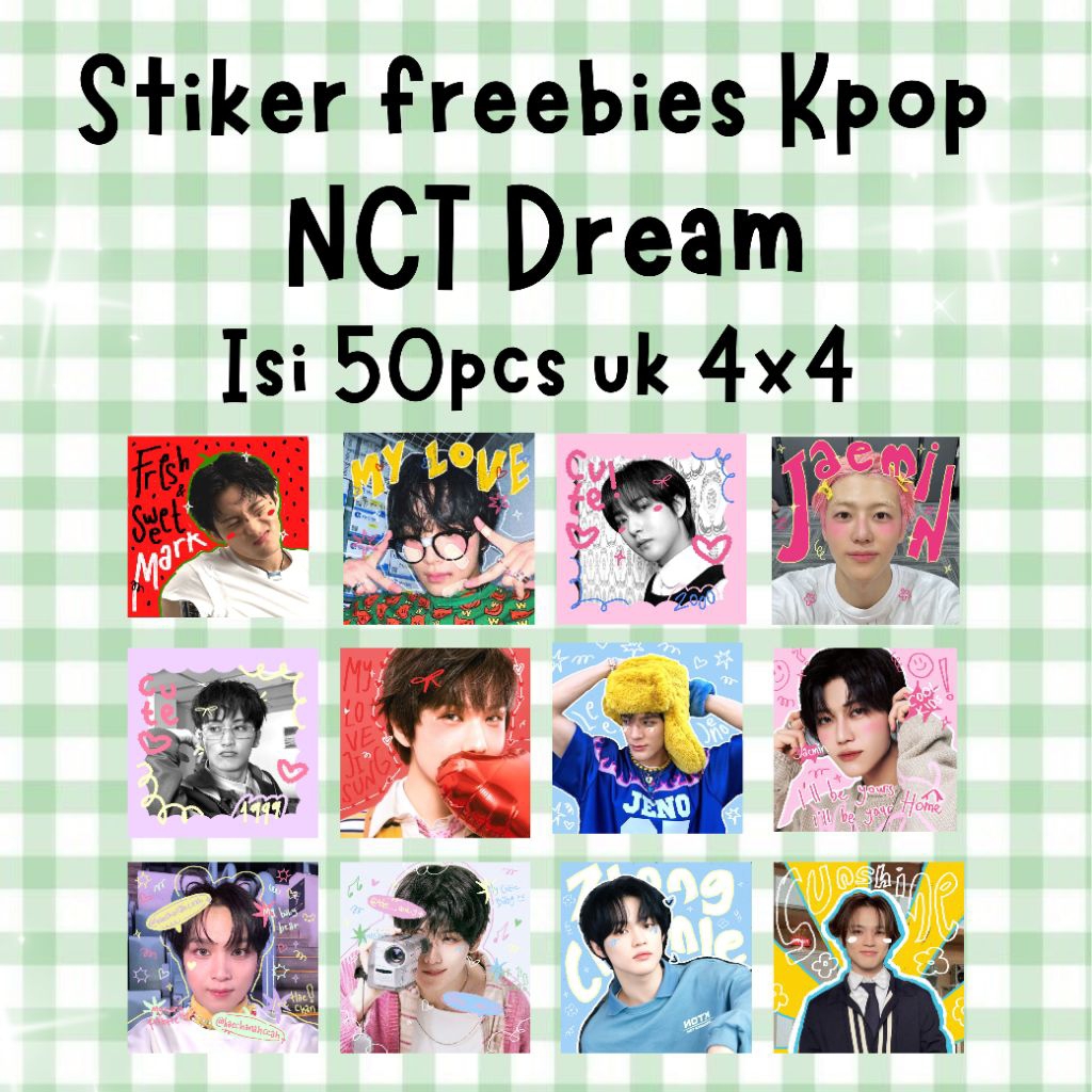 Jual STICKER DECO FREEBIES KPOP - NCT DREAM | Shopee Indonesia