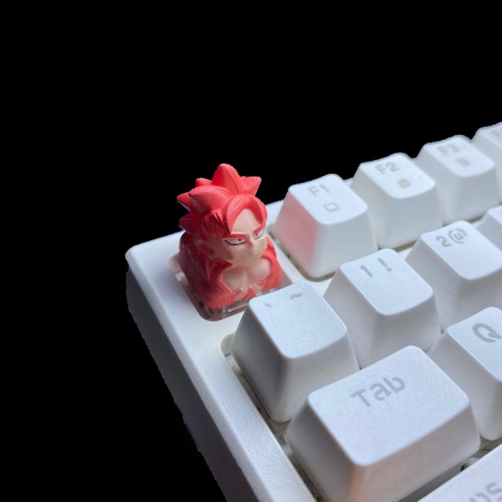 Jual Artisan Keycap Goku supersaiyan 4 dragonball mechanical keyboard ...