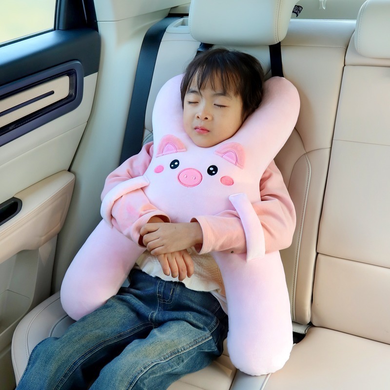 Bantal Sabuk Pengaman Anak, Multifungsi Untuk Melindungi Leher, Tidur Mobil Rdai - foto 2