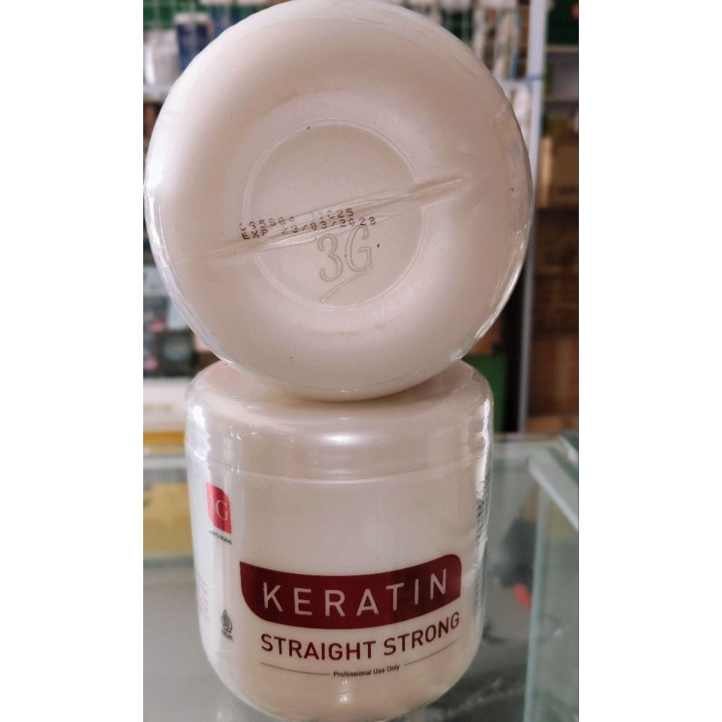 Jual 3G KERATIN STRAIGHT STRONG 1000ML(TUK RAMBUT KERITING KASAR/KRIBO ...