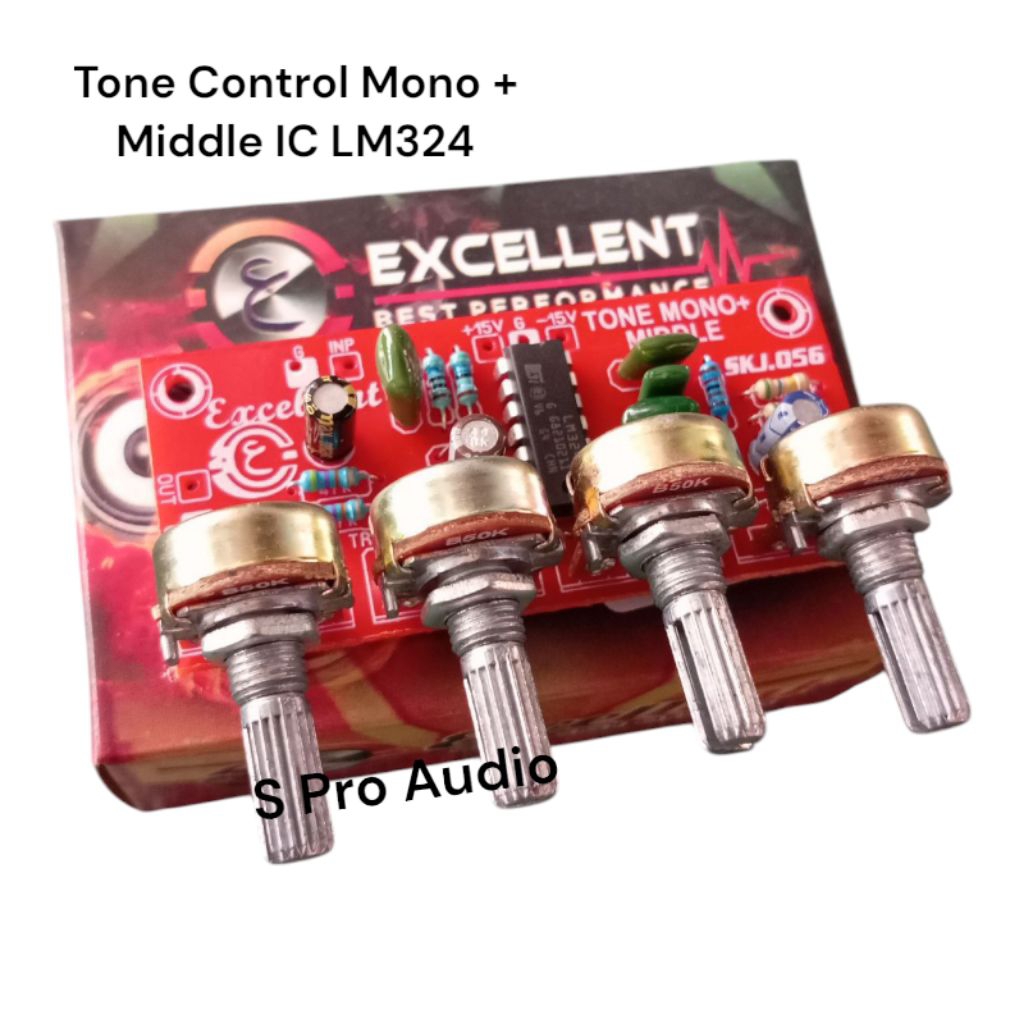 Jual Tone Control Mono Middle Magnum Tone Control Toa ic Lm324 Tone ...
