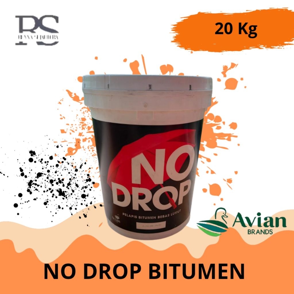 Jual NO DROP BITUMEN cat anti bocor waterproof 20Kg | Shopee Indonesia